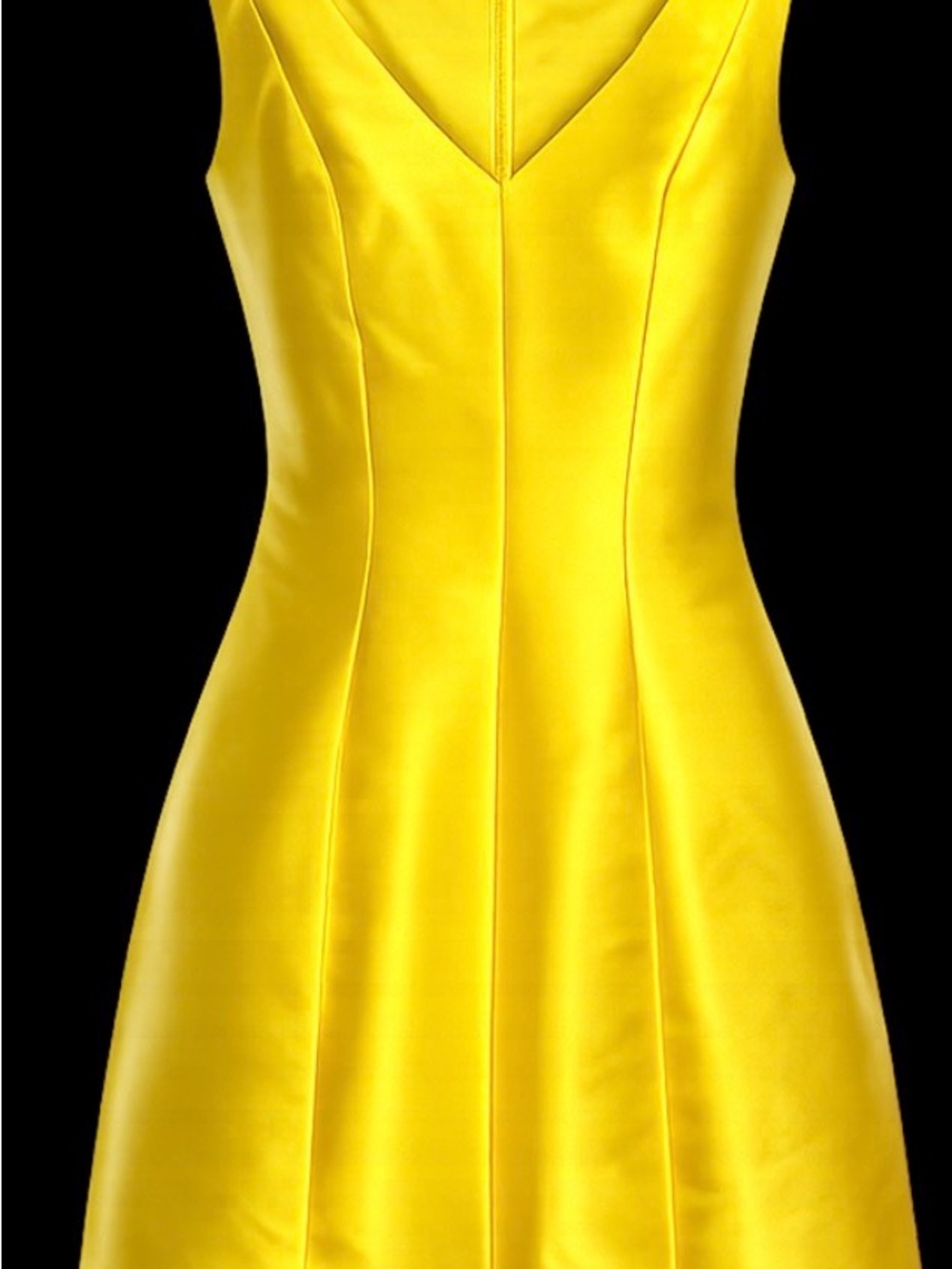 kate spade Bright Yellow V-Neck Midi Dress